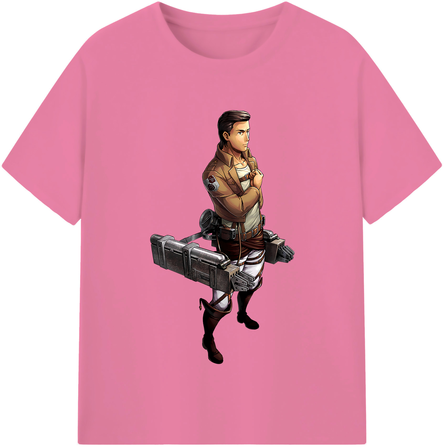 （画像用） 進撃の巨人 Attack on Titan 綿100％半袖Tシャツ（フロントプリント）